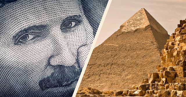 In the eyes of Nikola Tesla, what were the Egyptian pyramids really?