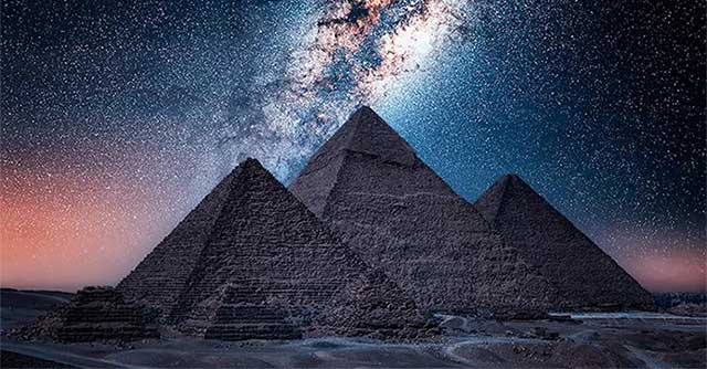 Is it possible that the pyramid's latitude strangely coincides with the speed of light?