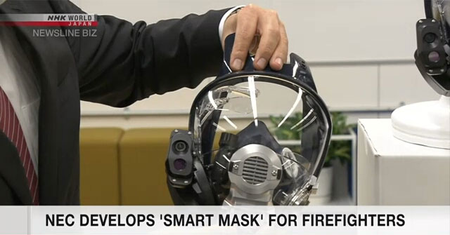 Japan makes smart gas masks for firefighters