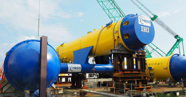 Japan successfully tested a giant turbine to generate electricity under the seabed