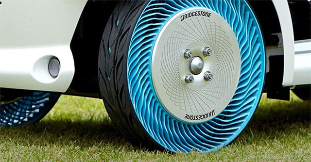 Japanese company tests airless tires