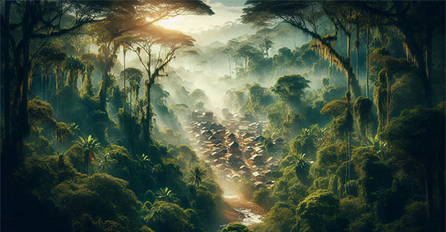 Laser scan reveals 18th century ghost town in the middle of the Amazon rainforest