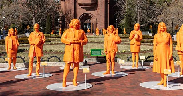 Making 3D printed statues honoring 120 outstanding contemporary female scientists