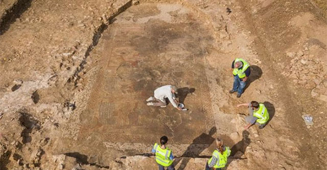 'Most interesting of the century' Roman mosaic found in the UK