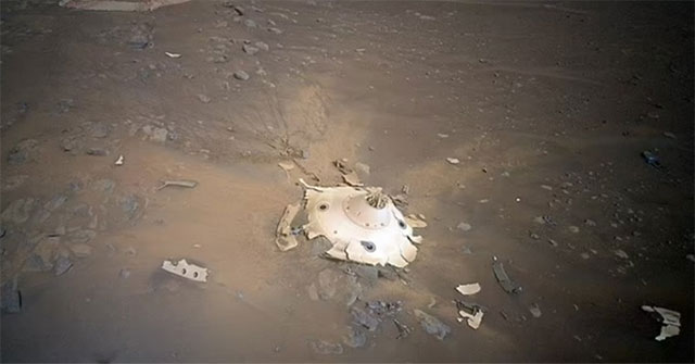 Mountains of trash that humans generate on Mars