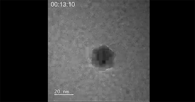 Nano-sized water bubbles filmed forming out of air