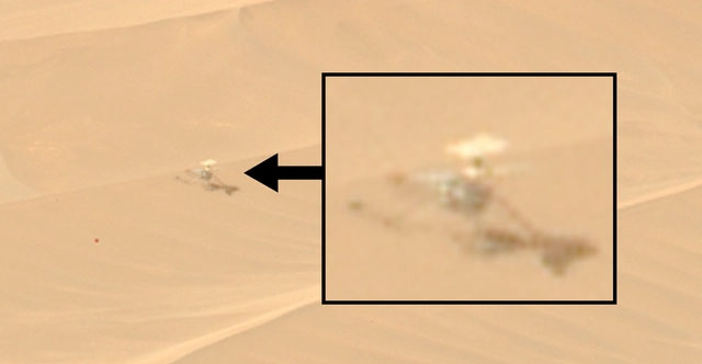 NASA found the Ingenuity helicopter crashed in a place that could contain life