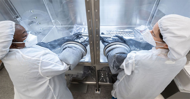 NASA opens sample tube that can hold Moon gas for 50 years
