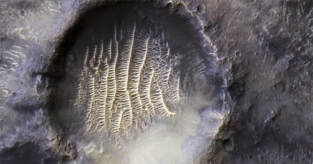 NASA released images of 'fingerprints' on another planet