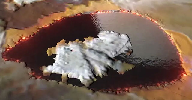NASA reveals 'glass lake' in the most terrifying place in the Solar System