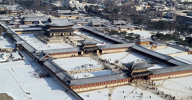 Photo series: Korea froze in the Arctic cold wave, white snow and ice covered many cities
