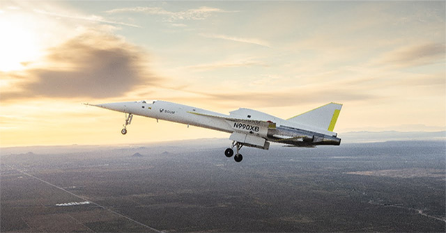 Prototype of 2,100km/h supersonic passenger plane test flies
