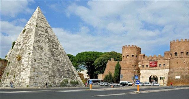 Pyramid of Cestius: A unique building in ancient Rome