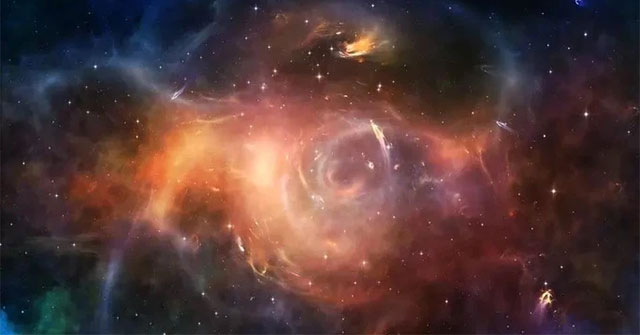 Radio signals transmitted 8 billion years ago, like heartbeats, captured