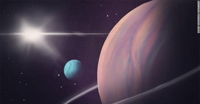 Rare discovery of a giant moon 2.6 times larger than Earth