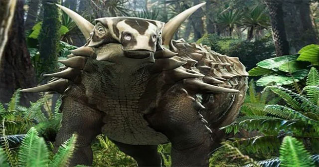 Research shows that 'living fortress' dinosaurs lived alone and deaf