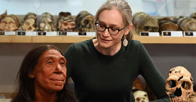 Revealing the face of a Neanderthal woman 75,000 years ago
