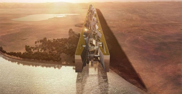 Revealing the huge construction site of a 170km long city