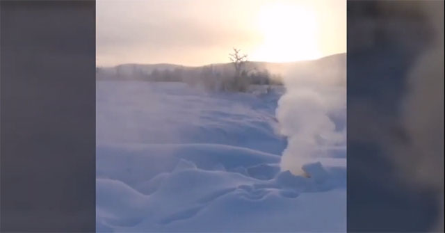 Russia: 'Zombie fire' burns in a cold place of -50 degrees Celsius