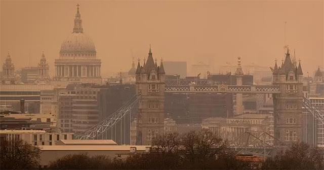 Satellite captures scary image: 'Blood rain' may rain down on Western Europe