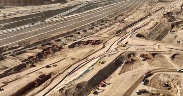 Saudi Arabia's Vertical City Construction Site
