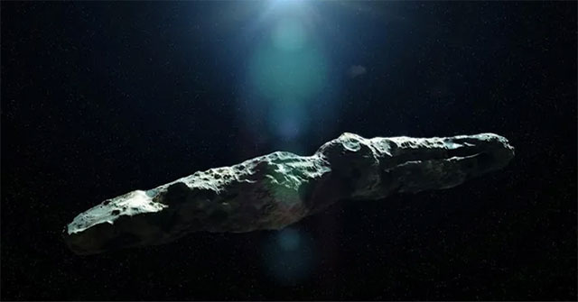 Scientists have yet to explain the cigar-shaped object in space.