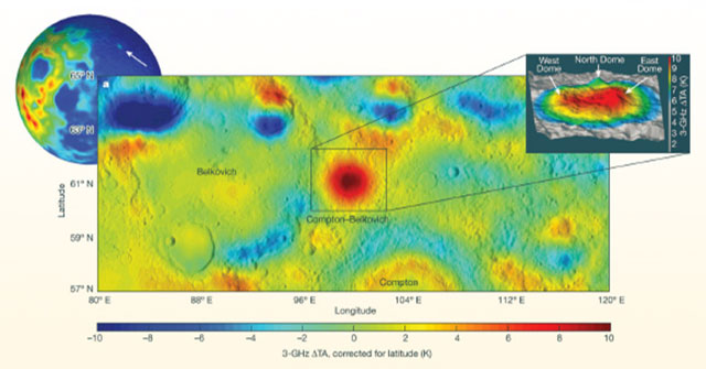 Shock Detected on the Dark Side of the Moon: Structure Identical to Earth!