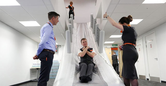 Slide - 'Life saver' when the plane crashes