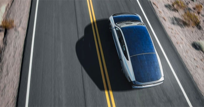 Solar electric car can run for 7 months without charging