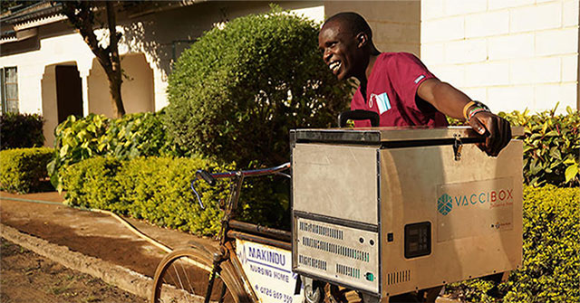 Solar refrigerators support Covid-19 vaccination program