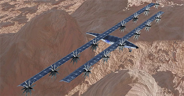 Special design of the aircraft with the goal of finding life on Mars