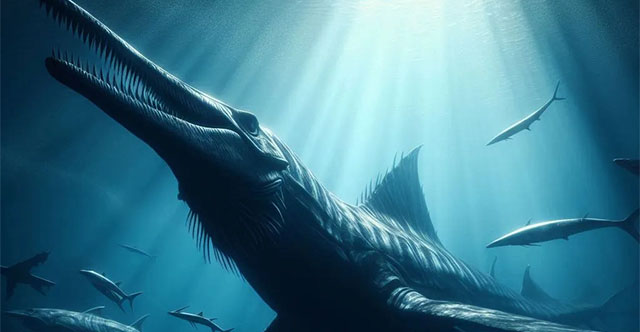 Strange creature 30m long: Thought it was a dinosaur, turns out it's something more monstrous!