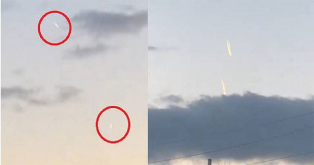Strange phenomenon before earthquake in Japan: Strange light crosses the sky, flock of birds creates rare scene