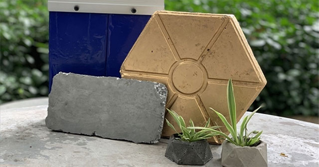 Students invent a recipe to 'turn' plastic waste into lightweight, high-strength bricks