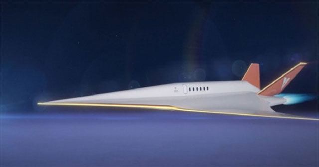 Supersonic spaceplane with a speed of up to 11,113km/h