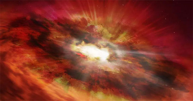 Telescope captures 'monster king' through space 13 billion years
