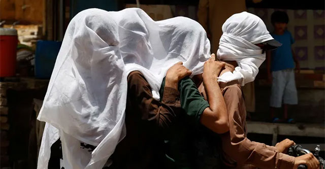 Temperatures in Pakistan exceeded 52 degrees Celsius during the heatwave