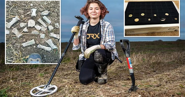 The 13-year-old boy suddenly became famous throughout the UK for finding 'ancient treasures'