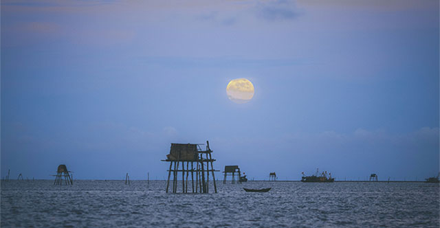 The biggest supermoon of the year lights up the sky across the country