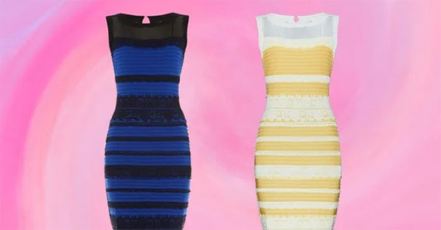 The end of the two-tone dress that divided social networks