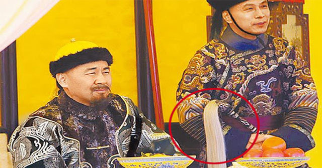 The eunuchs in the palace often carry a bamboo stick - What is its use?