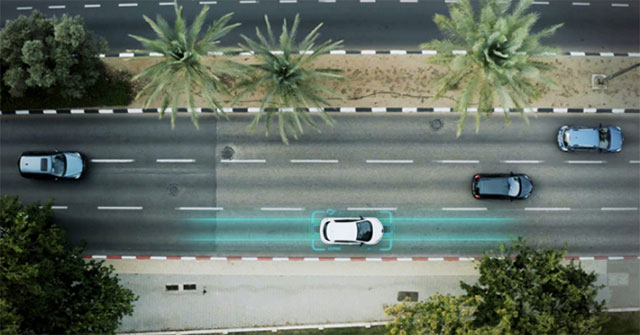 The first inductive electric vehicle charging path in the US