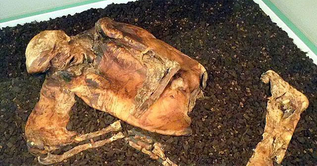 The intact 2,000-year-old man's mummy reveals a creepy sacrifice