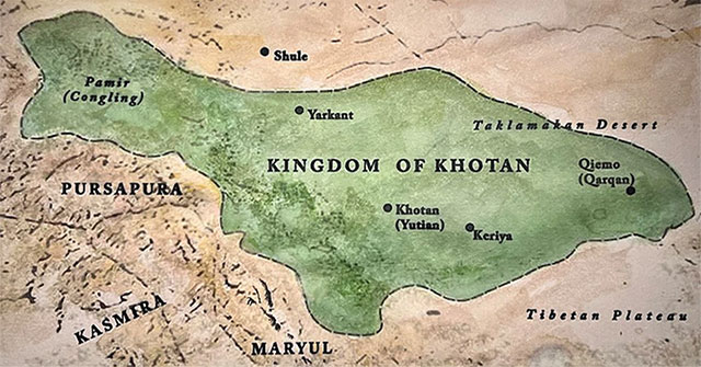 The mysterious ancient Buddhist kingdom of Khotan lies on the Silk Road