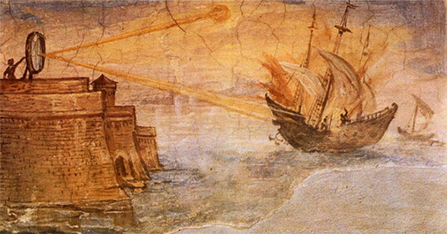 The mystery of how the Archimedes death ray works has finally been solved by an 8th grader!