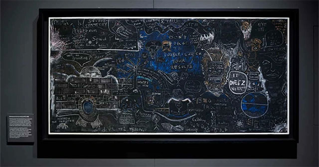 The Mystery of Stephen Hawking's Scribbled Blackboard