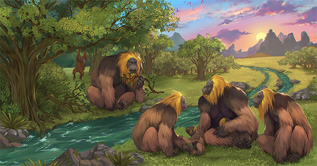 The mystery of the death of a giant monkey over 3m tall that once existed throughout China
