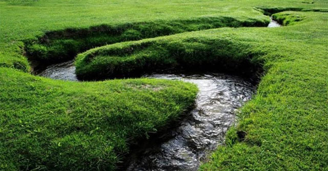 The narrowest river in the world is only a few centimeters wide