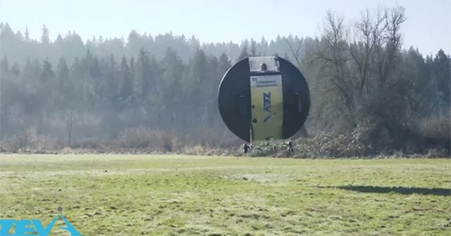 The personal flying saucer has successfully taken off