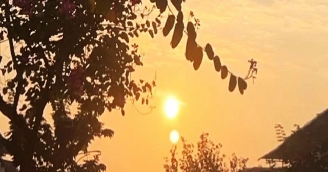 The phenomenon of 'two suns' appears again in Quang Ngai
